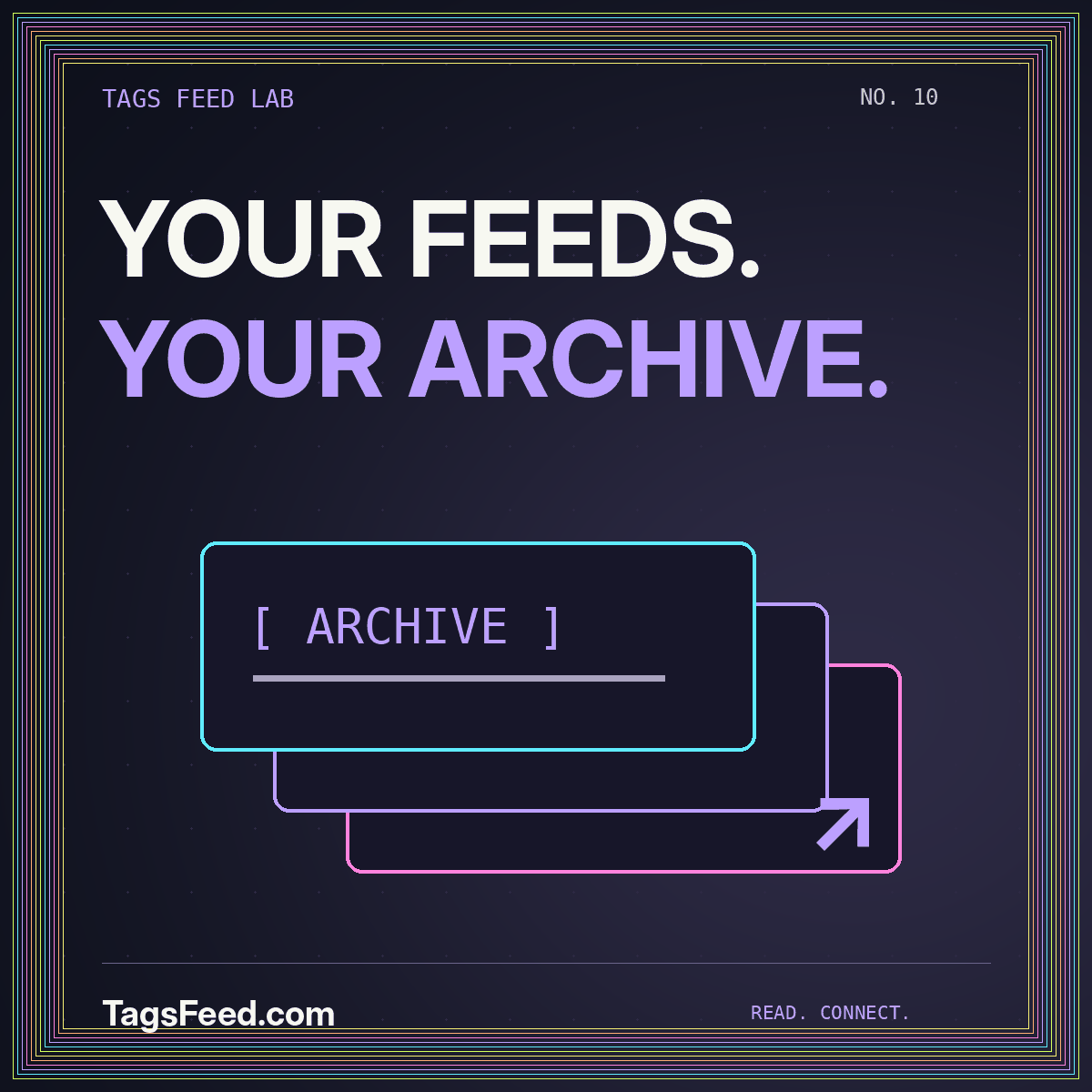 YOUR FEEDS. YOUR ARCHIVE. — Self-hosted feed archives: keep what you can recover